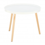 Kisasztal, fehér/természetes, SANSE TYP 1 Kisasztal, fehér/természetes, SANSE TYP 1
