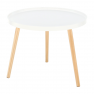 Kisasztal, fehér/természetes, SANSE TYP 1 Kisasztal, fehér/természetes, SANSE TYP 1