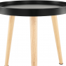 Kisasztal, fekete/természetes, SANSE TYP 2 Kisasztal, fekete/természetes, SANSE TYP 2