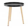Kisasztal, fekete/természetes, SANSE TYP 2 Kisasztal, fekete/természetes, SANSE TYP 2