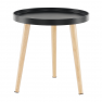 Kisasztal, fekete/természetes, SANSE TYP 2 Kisasztal, fekete/természetes, SANSE TYP 2