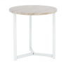 Kisasztal, természetes/fehér, CELINI