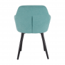 Design fotel, mentolos/fekete, LACEY Design fotel, mentolos/fekete, LACEY