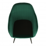 Dizájnos fotel, smaragd Velvet anyag, ZIRKON Dizájnos fotel, smaragd Velvet anyag, ZIRKON