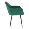 Dizájnos fotel, smaragd Velvet anyag, ZIRKON Dizájnos fotel, smaragd Velvet anyag, ZIRKON