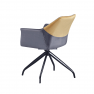 Forgó szék, szürke, camel Velvet szövet/fekete, RATOKO