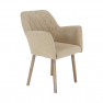 Fotel, bézs/bükk, EKIN Fotel, bézs/bükk, EKIN