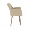 Fotel, bézs/bükk, EKIN Fotel, bézs/bükk, EKIN