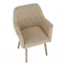 Fotel, bézs/bükk, EKIN Fotel, bézs/bükk, EKIN