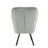 Fotel, szövet bársony világosszürke/fekete, ZERON