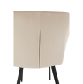 Szék, szövet bézs/fekete lábak, ODOVEL