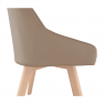 Étkező szék, bézs/bükkfa, TEZA