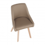 Étkező szék, bézs/bükkfa, TEZA