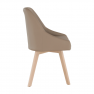 Étkező szék, bézs/bükkfa, TEZA