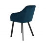 Étkezőszék, kék/fekete, TANDEL
