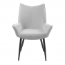 Étkezőszék, szürke Velvet szövet/fekete, MAIRIN TYP 1