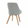 Étkezőszék, szürke/bükk, TEZA