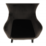 Dizájnos fotel, szürkésbarna TAUPE Velvet anyag, TENAL Dizájnos fotel, szürkésbarna TAUPE Velvet anyag, TENAL