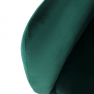 Dizájner fotel, smaragd Velvet szövet, AVETA