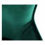 Dizájnos fotel, smaragd Velvet anyag, SURIL