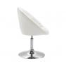 Forgószék, fehér/króm, GULEN Forgószék, fehér/króm, GULEN