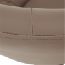 Forgószék, szürkésbarna TAUPE textilbőr, KONOR