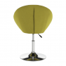 Forgó fotel, sárgászöld/króm, GULEN