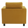 Fotel mustár színű szövet, LUANA