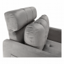 Fotel ágyfunkcióval, világosszürke Velvet anyag, IGRIM Fotel ágyfunkcióval, világosszürke Velvet anyag, IGRIM