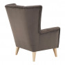 Fotel-füles, taupe-szürke-barna/bükk, RODEZA
