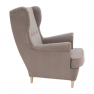 Füles fotel, bézs-szürke/bükk, RUFINO Füles fotel, bézs-szürke/bükk, RUFINO