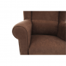 Füles fotel, barna szövet, CHARLOT Füles fotel, barna szövet, CHARLOT