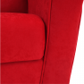 Füles fotel, piros, CHARLOT