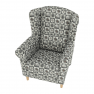 füles fotel, szövet patchwork N1, CHARLOT