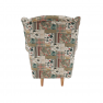 füles fotel, szövet patchwork viorica 1, CHARLOT