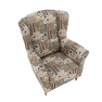 füles fotel, szövet patchwork viorica 1, CHARLOT
