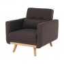 Kinyitható Fotel, barna, ARKADIA Kinyitható Fotel, barna, ARKADIA