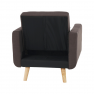 Kinyitható Fotel, barna, ARKADIA Kinyitható Fotel, barna, ARKADIA
