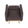 Kinyitható Fotel, barna, ARKADIA Kinyitható Fotel, barna, ARKADIA