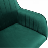 Hintaszék, zöld Velvet anyag, TARAM
