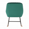 Hintaszék, zöld Velvet anyag, TARAM