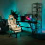 Irodai/gamer fotel, fekete/fehér/bézs, OZGE 2 NEW Irodai/gamer fotel, fekete/fehér/bézs, OZGE 2 NEW