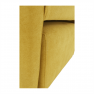 Klub fotel puffal, mustár, ROSE Klub fotel puffal, mustár, ROSE