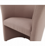 Klub fotel, pasztell rózsaszín anyag, CUBA Klub fotel, pasztell rózsaszín anyag, CUBA