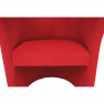 Klub fotel, piros, CUBA