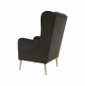 Kényelmes fotel, barna/bükk, BREDLY Kényelmes fotel, barna/bükk, BREDLY