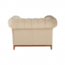 Luxus fotel, világosbarna, TIFANY 1