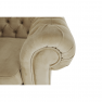 Luxus fotel, világosbarna, TIFANY 1