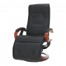 Masszázsfotel, fekete, ARTUŠ 2
