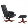 Masszázsfotel, fekete, AUREL 2 Masszázsfotel, fekete, AUREL 2